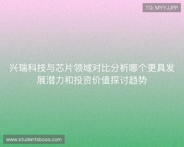 兴瑞科技与芯片领域对比分析哪个更具发展潜力和投资价值探讨趋势 兴瑞科技与芯片领域对比分析哪个更具发展潜力和投资价值探讨趋势